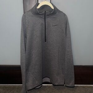 Nike Dark Gray Quarter-Zip Pullover